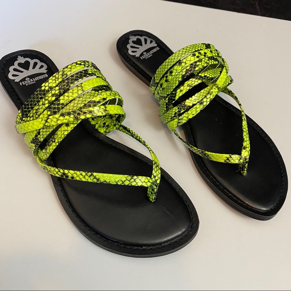 Not For Sale Fergalicious Sylvia Neon Sandals - Picture 3 of 5